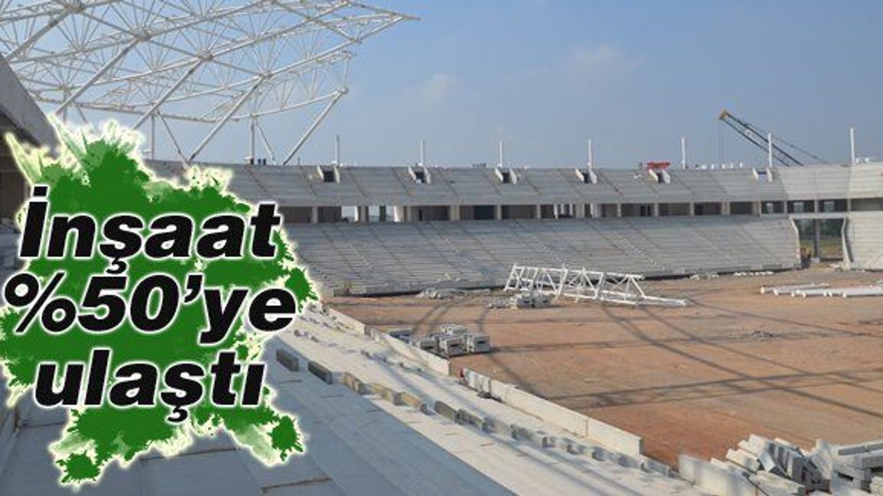 Yeni Sakarya Stadyumu inşaatı devam ediyor