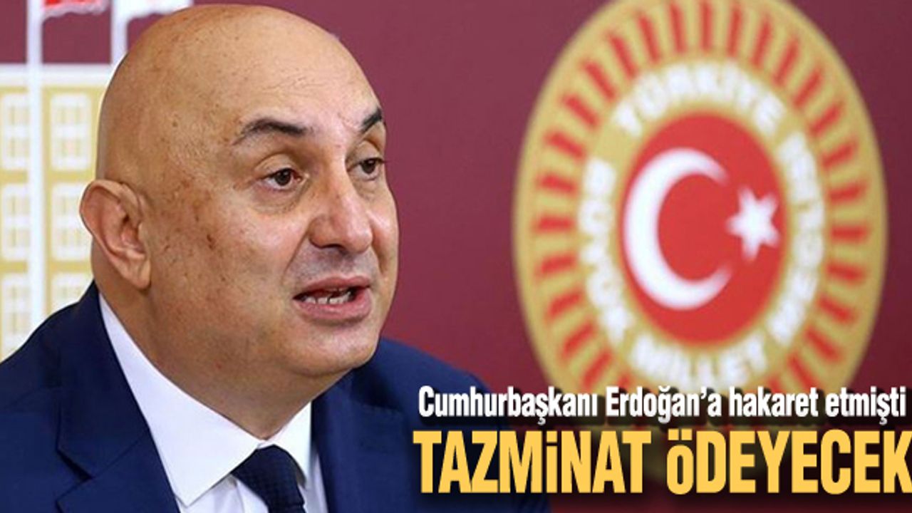 Cumhurbaşkanı Erdoğan'a hakaret etmişti! Tazminat ödeyecek