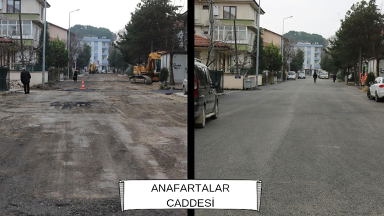 Serdivan’da sokaklar yenileniyor