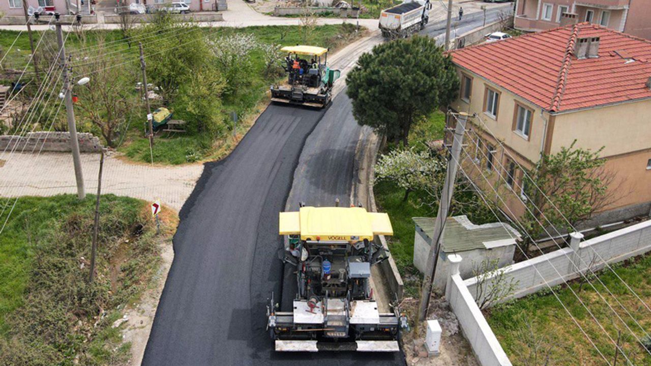 Büyükşehir asfalt çalışmalarına başladı