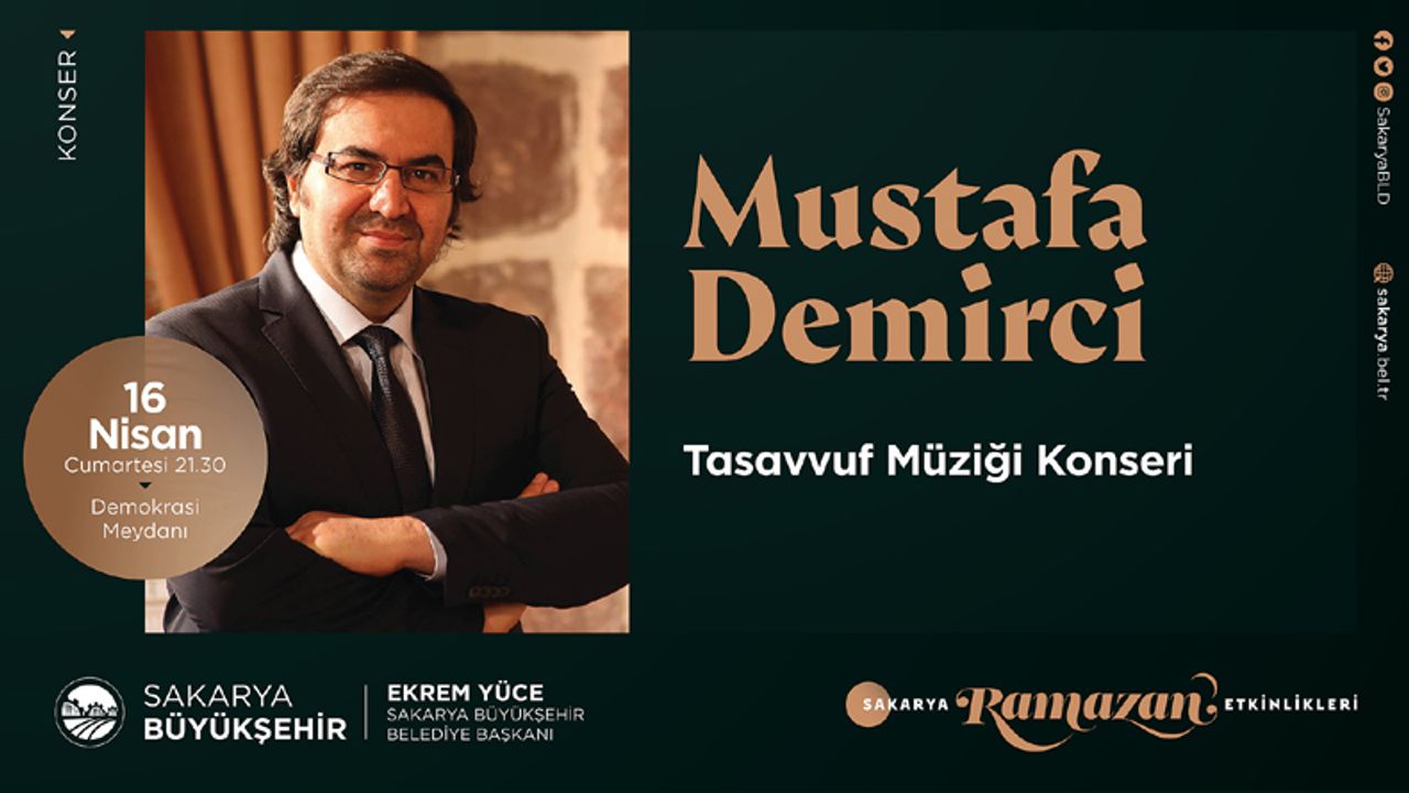 Ramazan etkinliklerine Mustafa Demirci konuk olacak