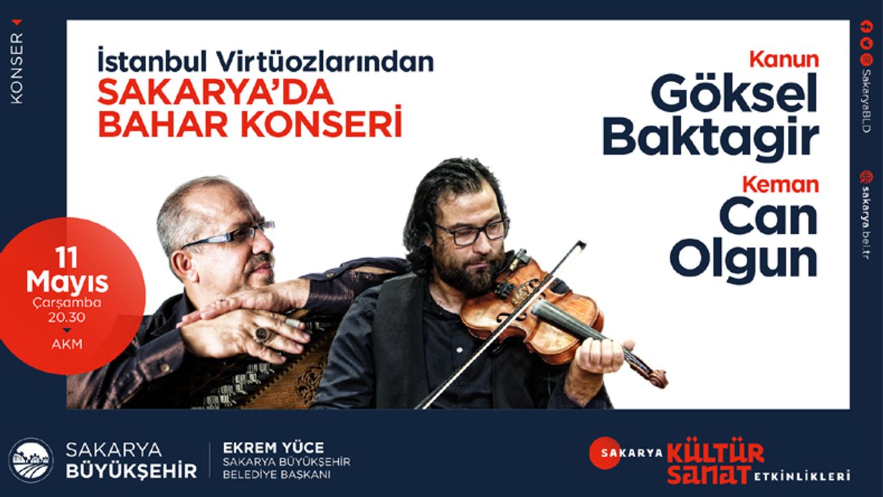 Kültür etkinliklerinde ‘Sakarya’da Bahar’ konseri