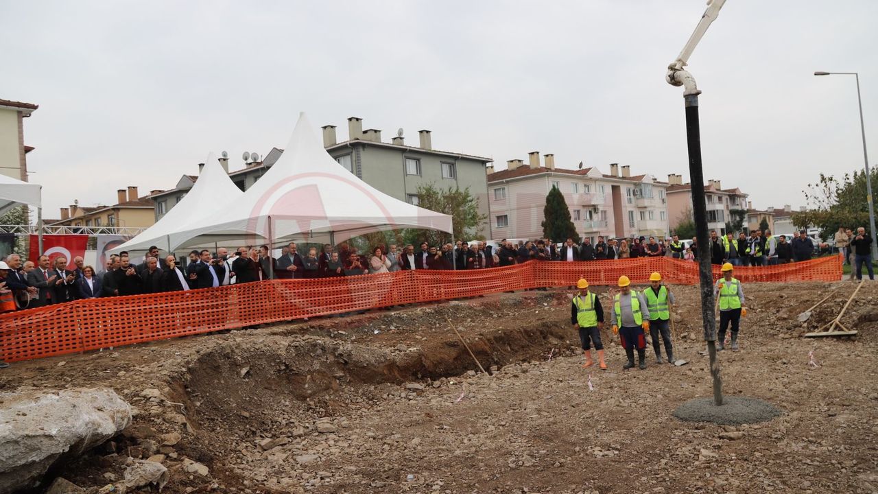 Akova Mahalle Muhtarlık binasının temeli atıldı