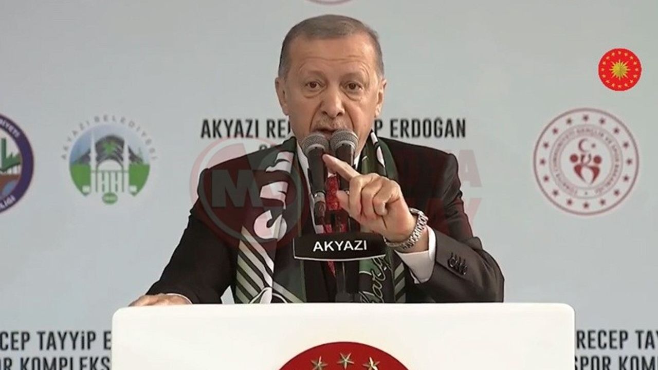 Cumhurbaşkanı Erdoğan Sakarya'da konuşuyor!