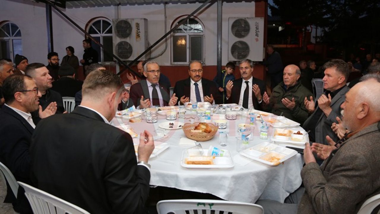 Başkan Alemdar gönül sofrasında vatandaşlarla buluştu