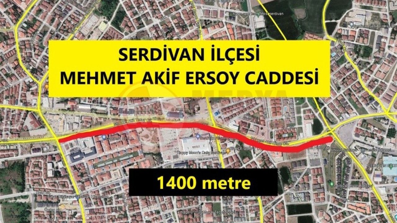Mehmet Akif Ersoy Caddesi trafiğe kısmi olarak kapatılacak