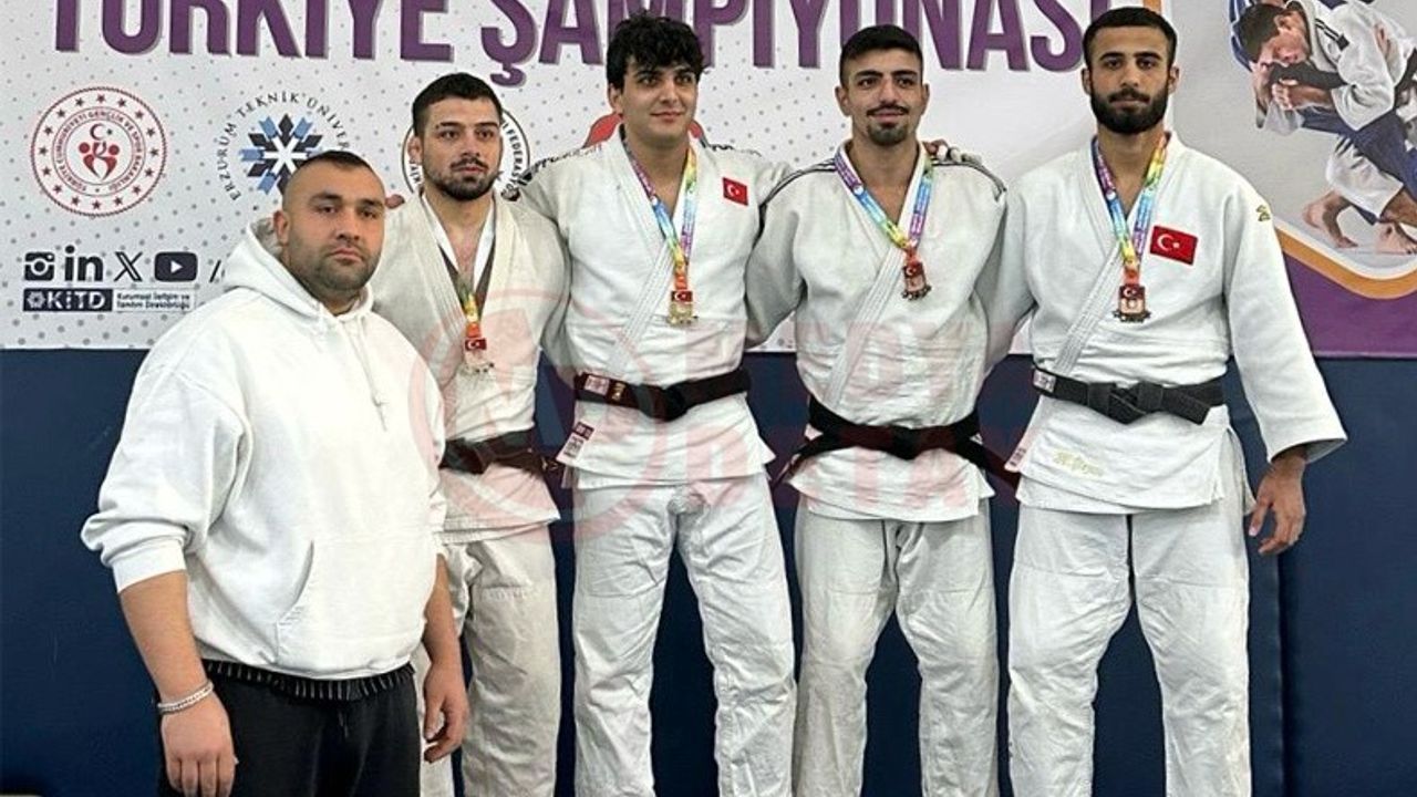 Büyükşehir’in judocusu Erzurum’da podyuma çıktı