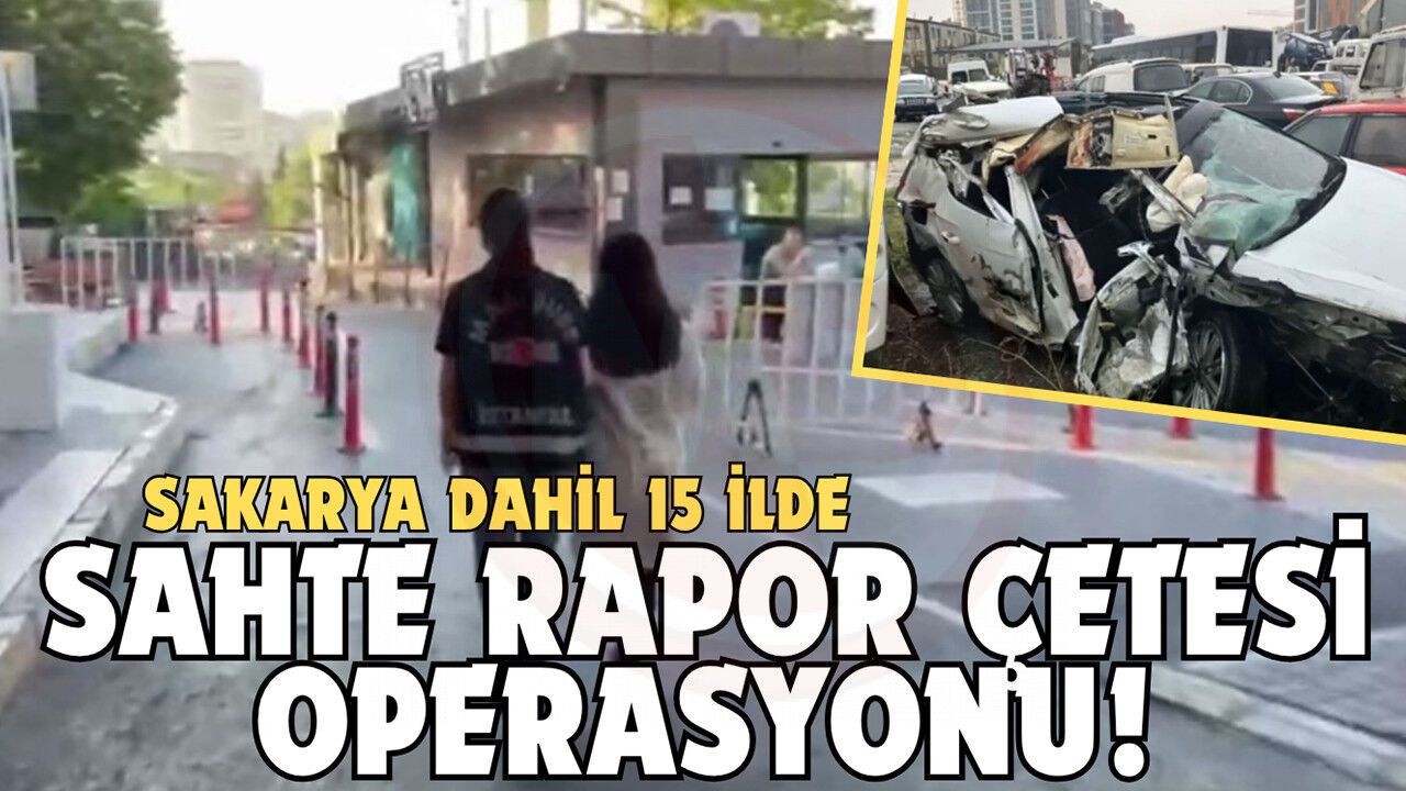 Gerçeğe aykırı ekspertiz raporu düzenleyen çeteye operasyon