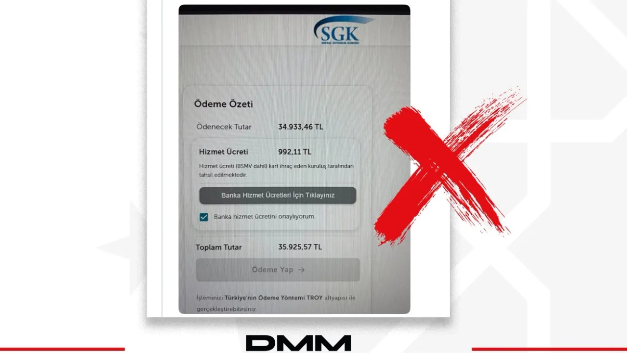 SGK ödemelerinde 'banka ücreti alınıyor' iddiası asılsız!
