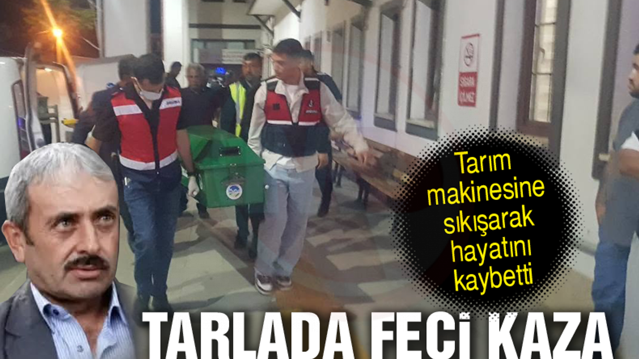 Tarlada feci kaza!