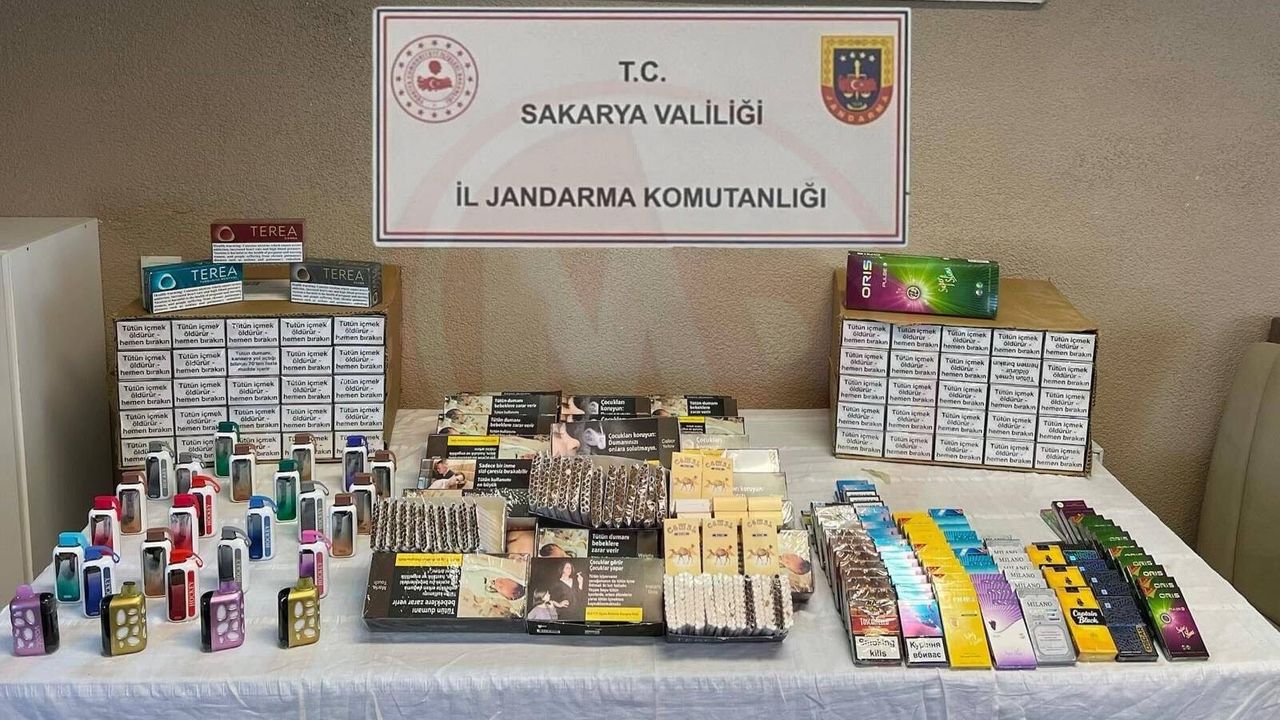 Sakarya’da kaçakçılık operasyonu!