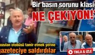 Gazeteciye çirkin saldırı