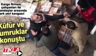 Kargo firması çalışanları ile vatandaşlar arasında park yeri kavgası!