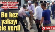 Sadaka kutusundan para çalarken suçüstü yakalandı