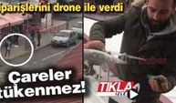 Siparişlerini drone ile verdi