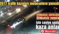 Sakarya'da trafik kazaları MOBESE kameralarına yansıdı