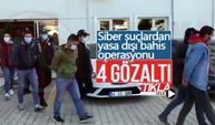 Siber suçlardan yasa dışı bahis operasyonu