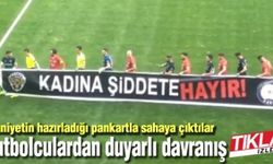 Futbolculardan duyarlı davranış!