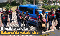 Bilecik'te çaldılar Sakarya’da yakalandılar