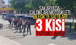 Çaldıkları motosikleti Bilecik'te sattılar!