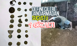 Definecilere jandarmadan suçüstü