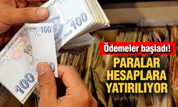 Ödemeler başladı! Paralar hesaplara yatırılıyor