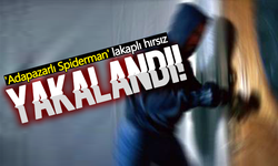 'Adapazarlı Spiderman' lakaplı hırsız yakalandı!