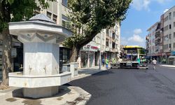 Çeşme Meydanı Caddesi yeni yüzüne kavuştu