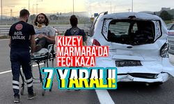 Kuzey Marmara'da feci kaza: 7 yaralı!