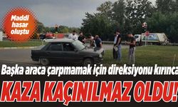 Akyazı’da korkutan kaza!