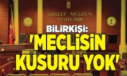 Bilirkişi: ‘Meclisin kusuru yok’