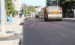 1800 ton asfaltla sil baştan yenilendi