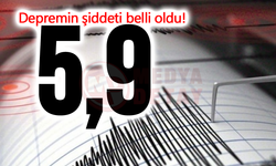 Depremin şiddeti belli oldu!