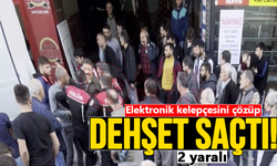 Elektronik kelepçesini çözüp dehşet saçtı!