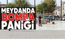 Meydanda bomba paniği