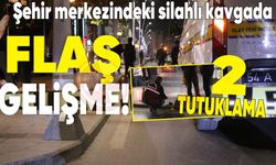 Şehir merkezindeki silahlı kavgada 2 tutuklama!