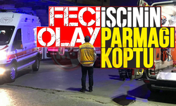 Parmağını makineye kaptıran işçinin parmağı koptu!