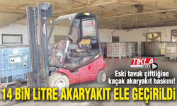 Eski tavuk çiftliğine kaçak akaryakıt baskını!