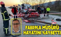 Fabrika üretim müdürü feci kazada yaşamını yitirdi!