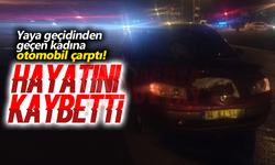 Otomobilin çarptığı kadın hayatını kaybetti!