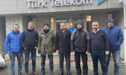 Telefon ve internet hatlarını onarmak için yola çıktılar