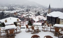 Sakarya'nın tarihi konakları karlar altında