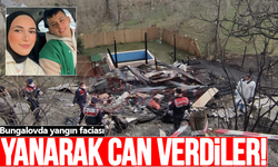 Bungalovda yangın faciası: Yanarak can verdiler!