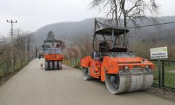 Ballıkaya’da beton yol çalışmaları tamamlandı