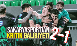 Sakaryaspor’dan kritik galibiyet! 2-1
