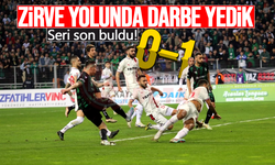 Zirve yolunda darbe yedik: 0-1!