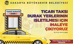 Büyükşehir ticari taksi durak için ihaleye çıkıyor