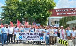 Türkiye Kamu Sen’den Valilik Önünde eylem