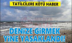 Karasu'da denize girmek yasak!