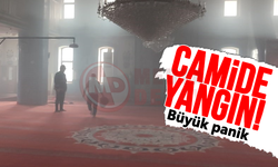 Camide çıkan yangın paniğe neden oldu!